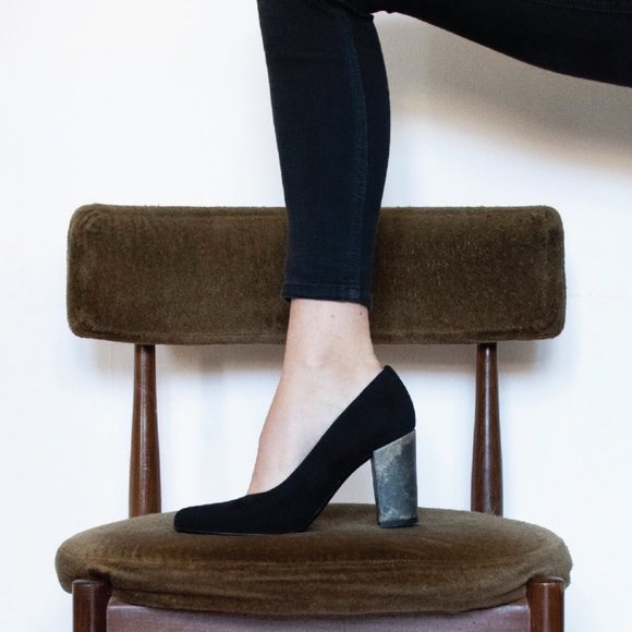 VEGAN sustainable Kate EcoStone heels by Bourgeous Boheme - Picture 3 of 12